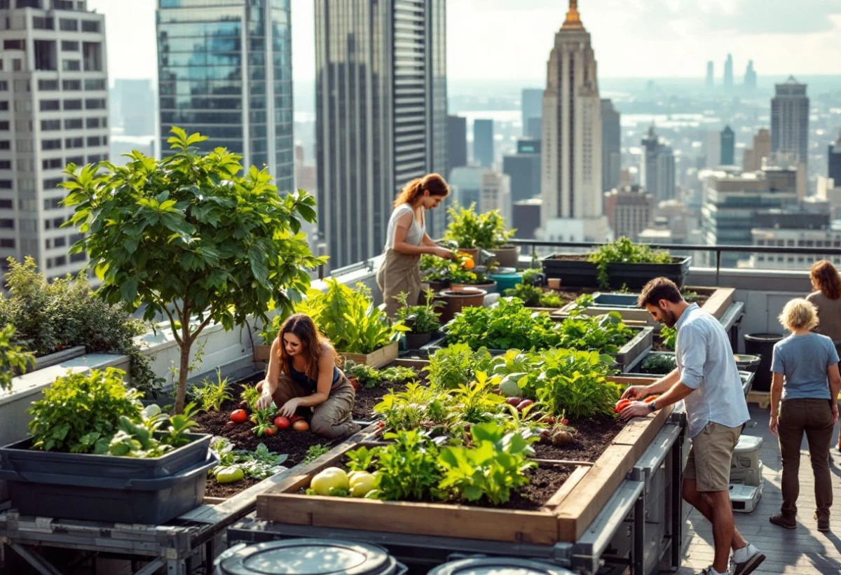 Agriculture urbaine : cultiver en ville pour réduire l'empreinte carbone