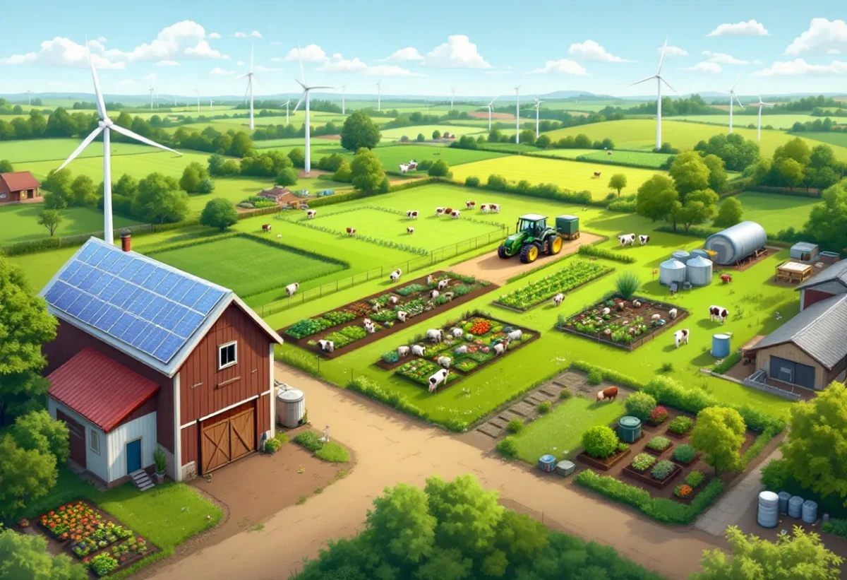 Vers une agriculture durable : réduire l'empreinte carbone des fermes
