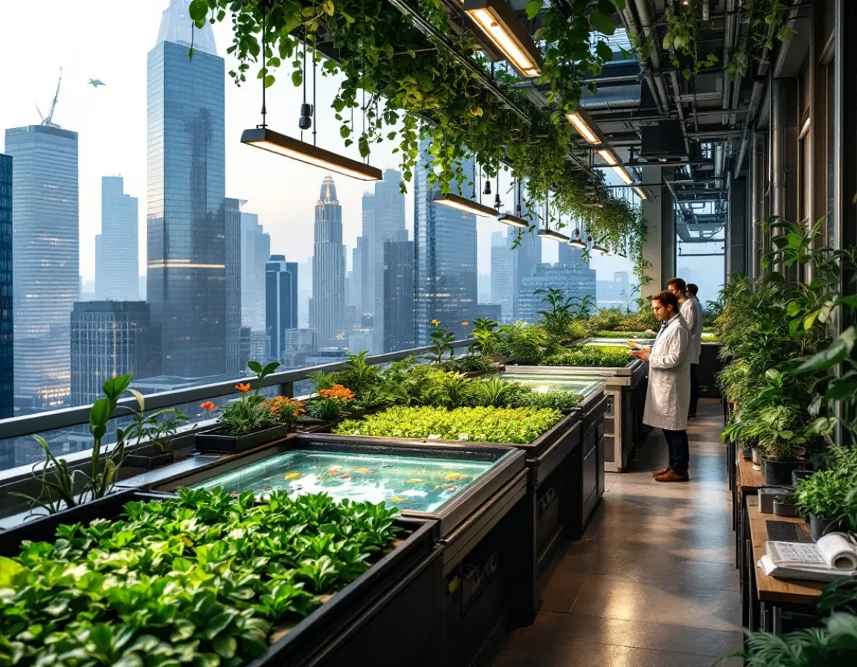 L'avenir de l'agriculture urbaine : hydroponie et aquaponie en question