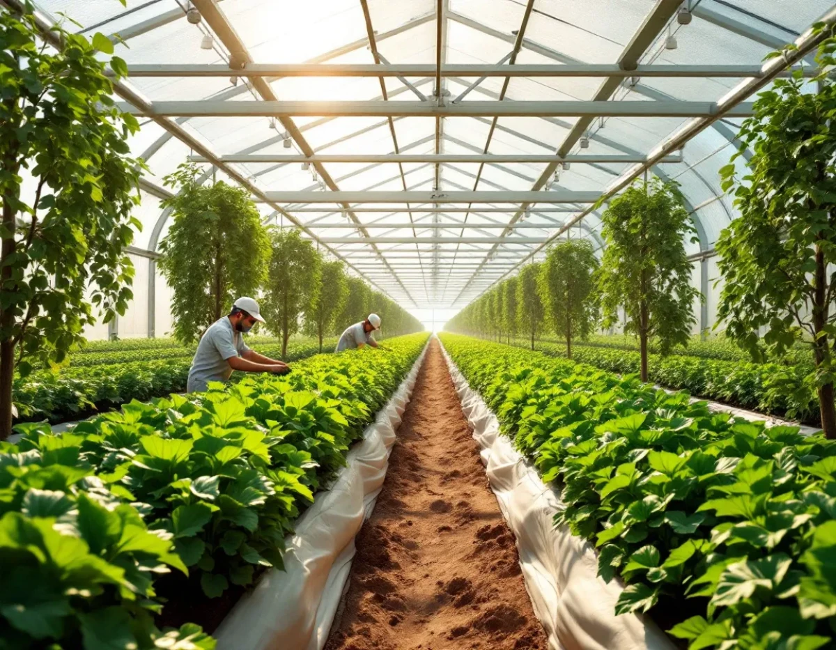 Les serres solaires : une révolution pour une agriculture durable et économe