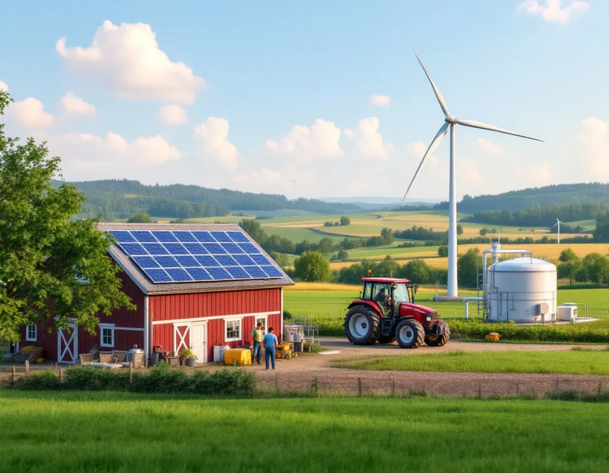 Autonomie énergétique des fermes : Les énergies renouvelables au cœur de la transition agricole