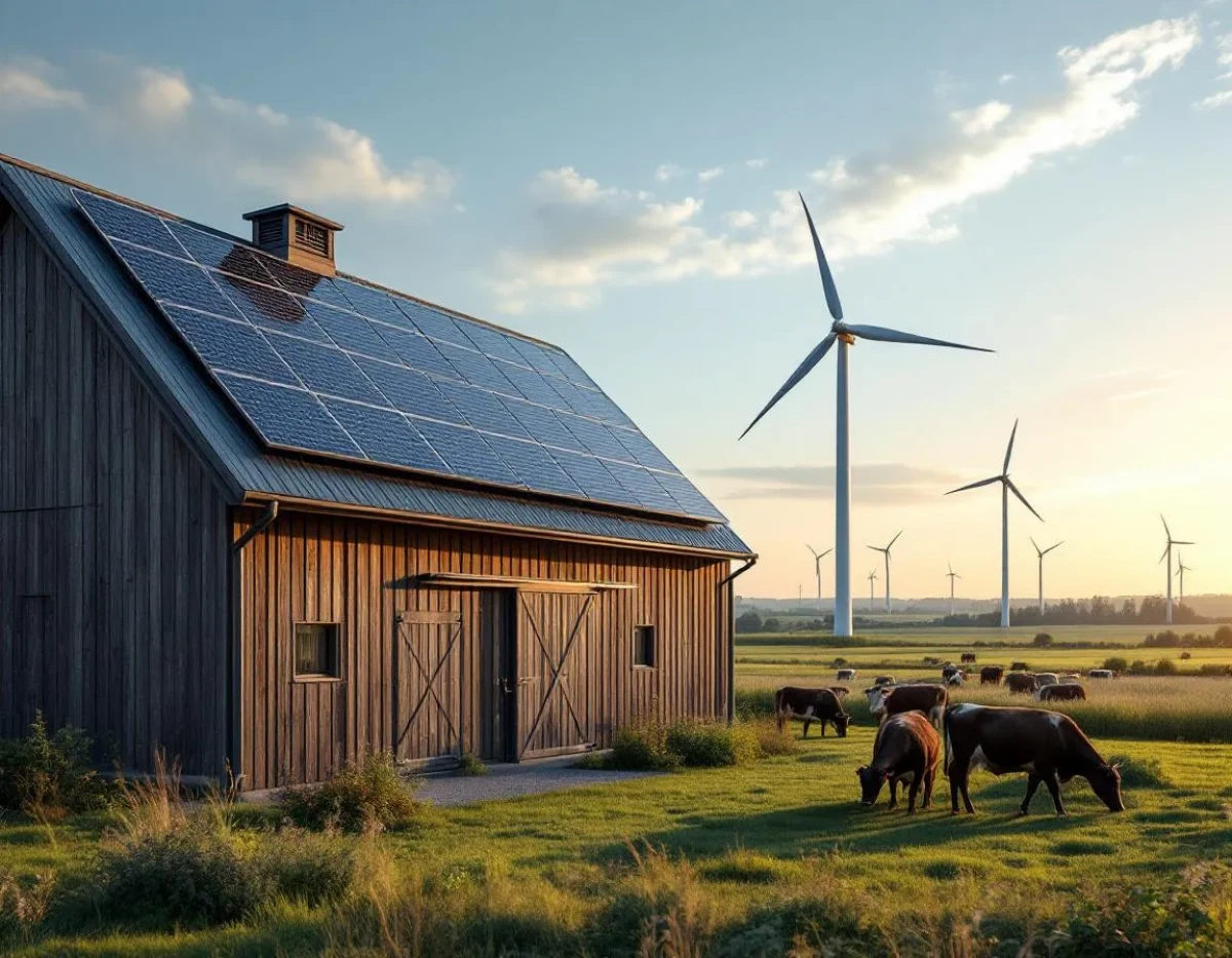 Optimisation énergétique des exploitations d'élevage grâce aux énergies renouvelables