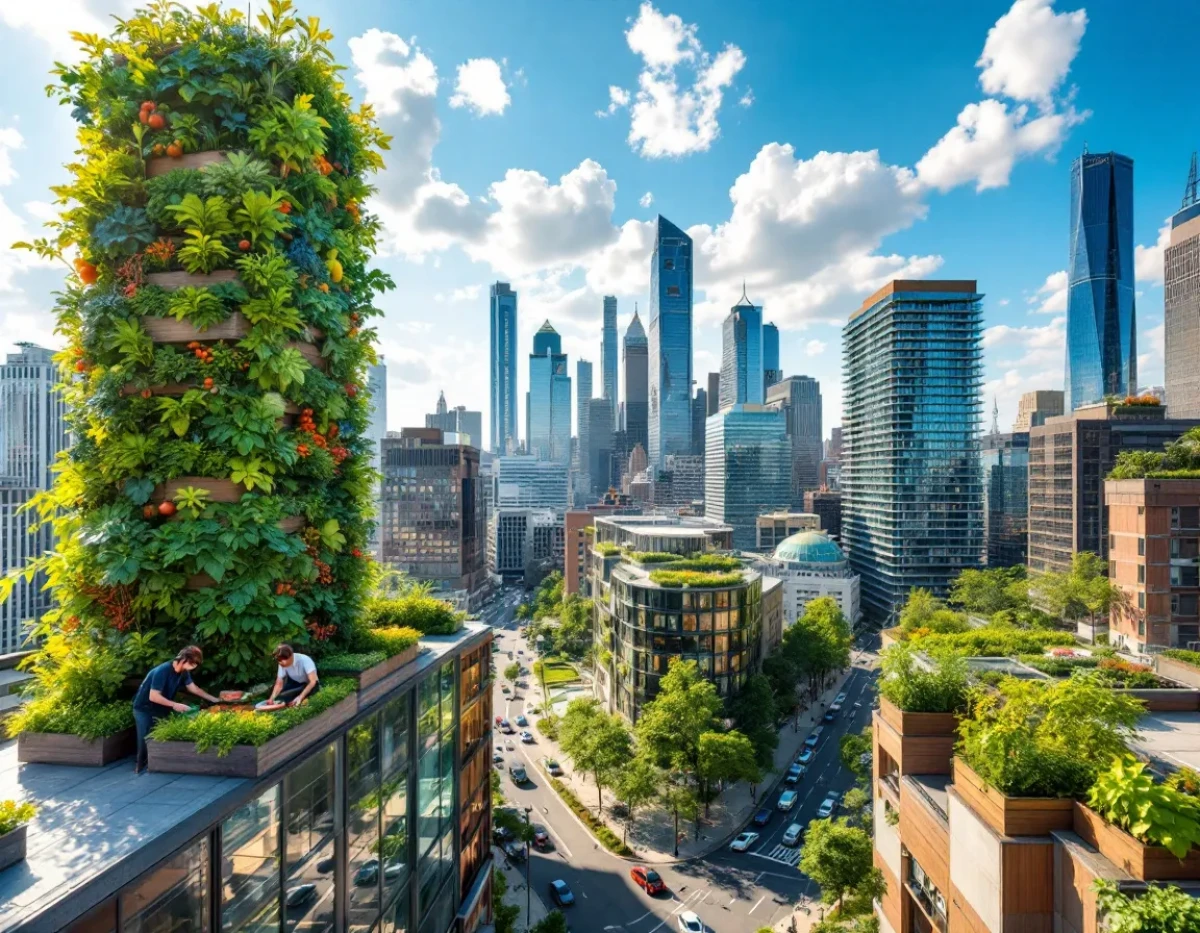 L'agriculture urbaine verticale comme réponse aux défis alimentaires des métropoles