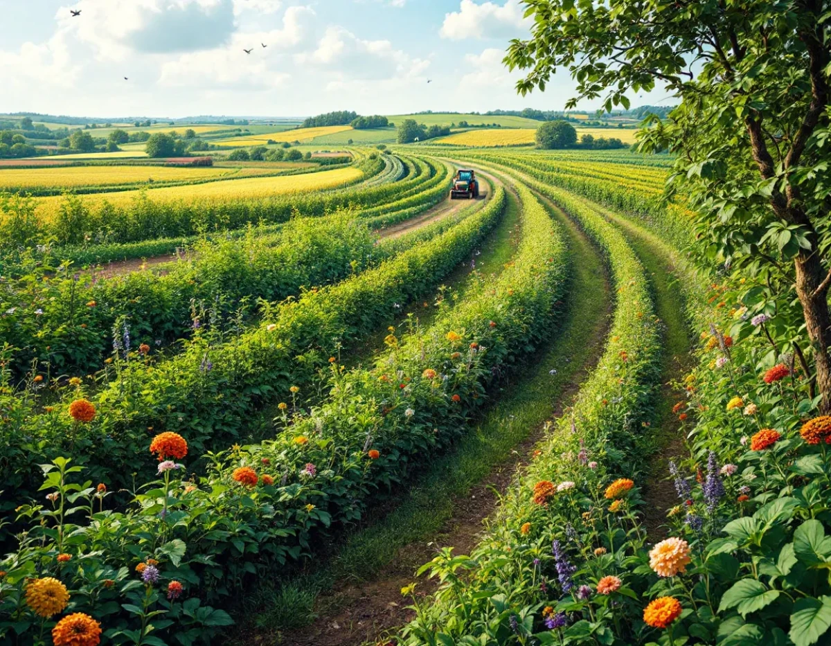 Le rôle des haies champêtres dans la régénération écologique des agroécosystèmes