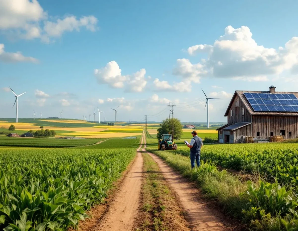 Gestion territoriale de l'énergie renouvelable agricole