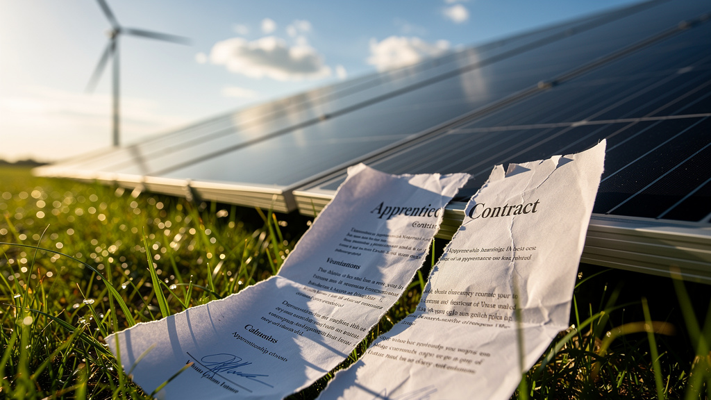 Rupture contrat apprentissage dans le secteur de l'énergie